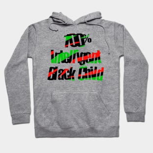 100% Intelligent Black Child Hoodie